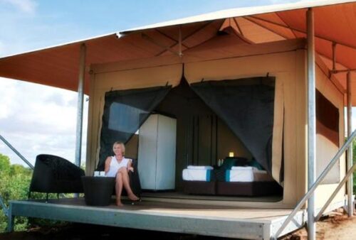 The Mindset Retreat Tent Balcony